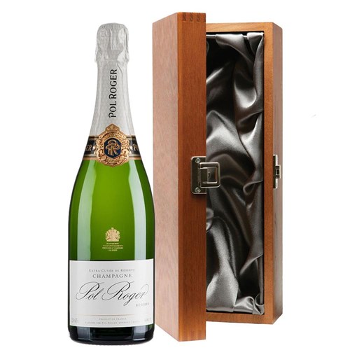 Pol Roger Brut Reserve Champagne 75cl in Luxury Gift Box